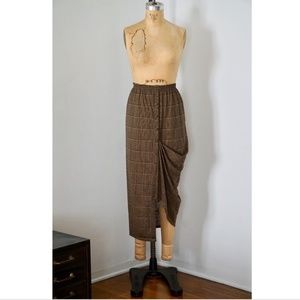 Xiao Studio avant garde draped skirt Size S